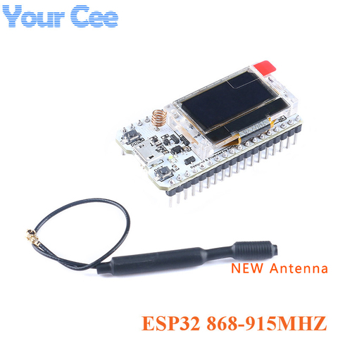 868MHz/915MHz LoRa ESP32 Oled Wifi SX1276 Module IOT with Antenna For Arduino Electronic diy kit pcb New Version 2022 ► Photo 1/5