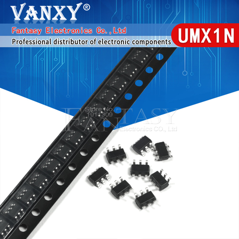 50pcs UMX1N SOT-363 UMX1NTN SOT363 mark: X1 SMD triode ► Photo 1/2