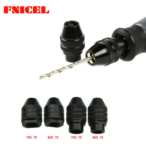 New 0.3-3.2mm Multi Drill Chuck Keyless For Dremel Rotary Tools Keyless Drill Bit Chucks Adapter Converter Universal Mini Chuck ► Photo 1/6