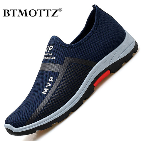 Summer Mesh Men Shoes Lightweight Sneakers Men Fashion Casual Walking Shoes Breathable Slip on Mens Loafers Zapatillas Hombre ► Photo 1/6