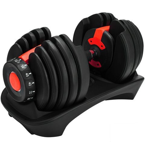 Adjustable Dumbbell Fitness Workouts Dumbbells tone your strength and build your muscles 5-52.5lbs ► Photo 1/6