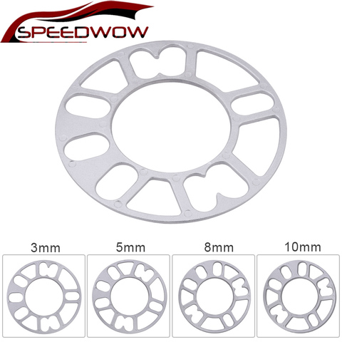 SPEEDWOW 1PC Universal Auto Car Wheel Tire Spacers Adaptor Shims Plate FIT 4x100 4x114.3 5x100 5x108 5x114.3 5x120 ► Photo 1/6