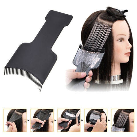 Professional Salon Hair Coloring Dyeing Applicator Brush Comb DIY Dispensing Tinting Highlighting Board Pro Salon Styling Tool ► Photo 1/6