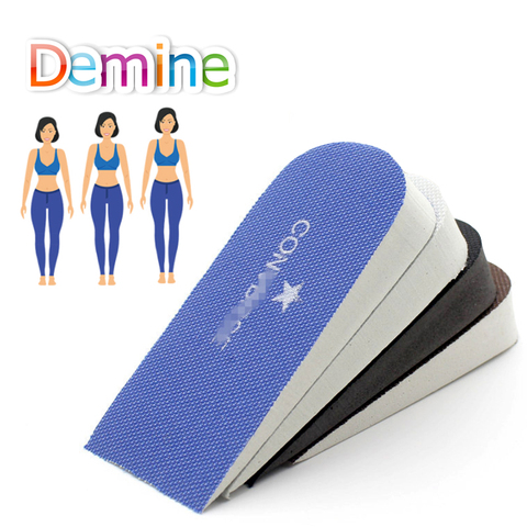 Invisible Half Insoles for Women Shoes Insert Heighten Heel Pads Shoe Lift Height Increase Insole Foot Care Heel Cup Cushion Pad ► Photo 1/6