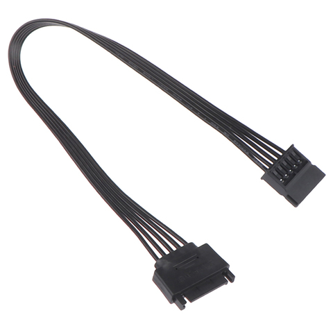 30CM SATA 15Pin Male to Female Power Extension Cable HDD SSD Power Supply Cable SATA Power Cable for PC ► Photo 1/6