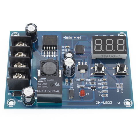 XH-M603 Charging Control Module Digital LED Display Storage Lithium Battery Charger Control Switch Protection Board 12-24V ► Photo 1/6