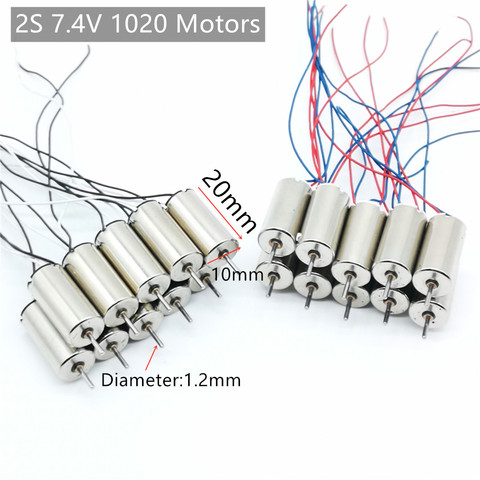 2S DC 7.4V 1020 Ultrahigh Speed Coreless Motor RC Drone Quadcopter Tail Engine UAV Accessories Spare Parts ► Photo 1/6