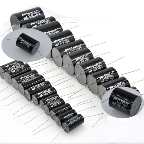 2pcs 0.22uF-2.2uF 400V Tweeter Speaker Frequency Divider Crossover Polypropylene Non-Polarity Capacitor ► Photo 1/6