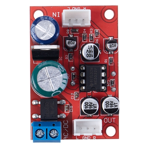 NE5532 Stereo Pre-amp magnetic head Phono amplifier board Moving Coil Microphone Amps Moudle ► Photo 1/6