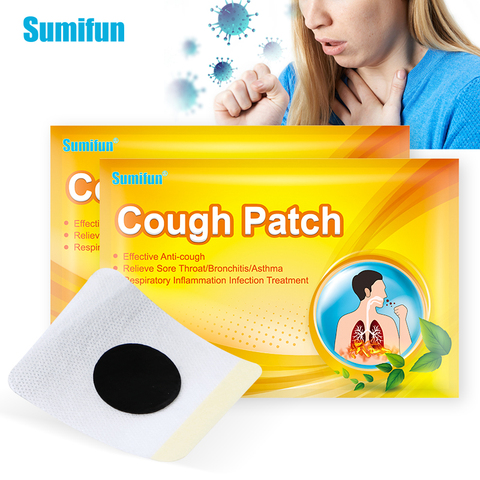 6pcs Chinese Herbal Medical Cough Relief Patch Throat itching Asthma Cold Plaster Asthma Relief Patch For Adults And Children ► Photo 1/6