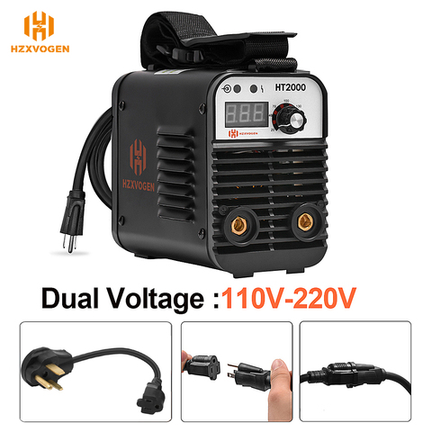 110V 220V HZXVOGEN HT2000 ARC/MMA Welder IGBT Inverter Welding Machine Fit 2.5/3.2mm Solder Wire For Carbon Galvanized Steel ► Photo 1/6