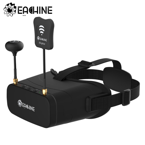 Eachine EV800DM Varifocal 5.8G 40CH Diversity w/ HD DVR 3 Inch 900*600 Video Build in 2000mAh Battery FPV Goggles For RC Drone ► Photo 1/6