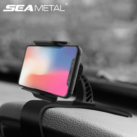 Dashboard Car Phone Holder GPS Navigation Support Smartphone Mount Stand Clip On Dashboard Mobile Phones Holder Auto Accessories ► Photo 1/6