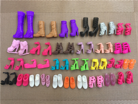Original Princess Doll Shoes for 1/6 Dolls Fashion Female Doll High-heels Casual Shoes Dolls Accessories ► Photo 1/6