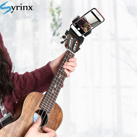 2022 Mobile Phone Live Broadcast Bracket Stand Guitar Head Clip Holder Tripod Clip Head Support Desktop Music Guitar Holder ► Photo 1/6