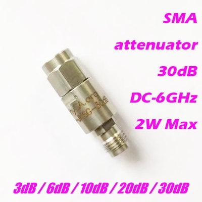 SMA Attenuator 3dB / 6dB / 10dB / 20dB / 30dB for tinySA  and nanoVNA -- No.HG121 ► Photo 1/6