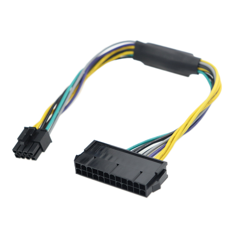 Computer Connectors Cables24 Pin to 8 Pin ATX Power Supply Adapter Cable For DELL Optiplex 3020 7020 9020 Precision T1700 ► Photo 1/6