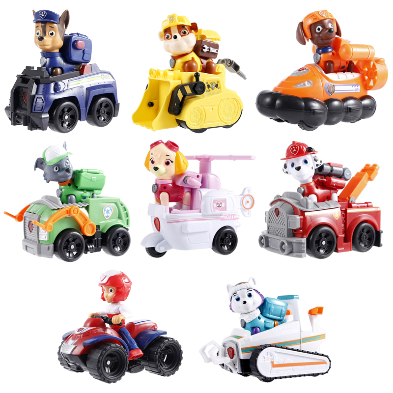 Paw patrol Toys Deformation dog Anime Toys Figurine Environment ...