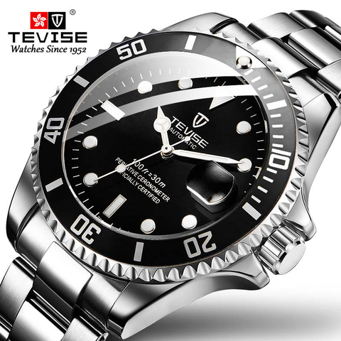 2022 Tevise Top Brand Luxury Men Mechanical Watches Automatic waterproof Steel Quartz Wristwatches Men Relogio Masculino 2022 ► Photo 1/6