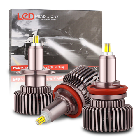 KAFOLEE 20000LM CANBUS LED H7 Car Headlights Bulbs 360 H1 LED H11 H8 H9 9005 HB3 9006 HB4 9012 HIR2 6000K Auto Lamp Turbo Lights ► Photo 1/6