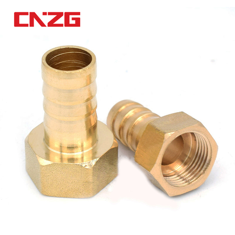 Brass Hose Pipe Fitting Couping 4 6 8 10 19 Barb Tail 1/8 1/4