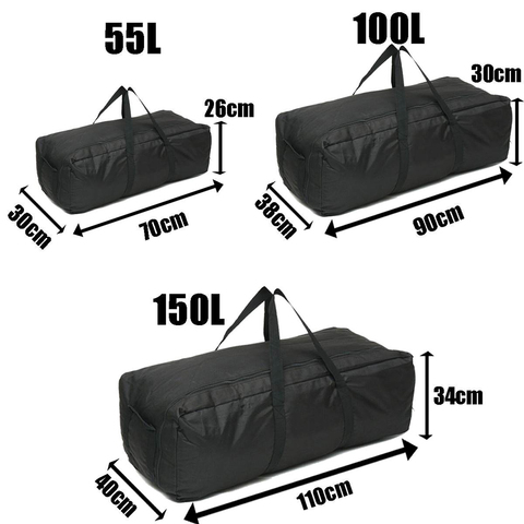 150L 100L 55L Gym Bag Outdoor Men's Black Large Capacity Duffle Travel Fitness Weekend Overnight Waterproof Sport Bags  X411D ► Photo 1/6