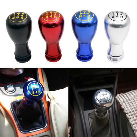 Universal Aluminum Racing 5 Speed Shifter Auto Gearstick Car Accessories Manual Transmission Car-styling Gear Shift Knob ► Photo 1/6