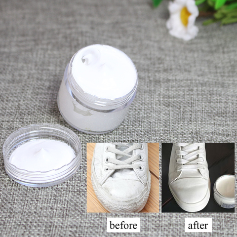 White Leather Paint Shoe Cream Coloring for Bag Sofa Car Seat Scratch 30ml Leather Dye Repair Restoration Color Change Paint ► Photo 1/6