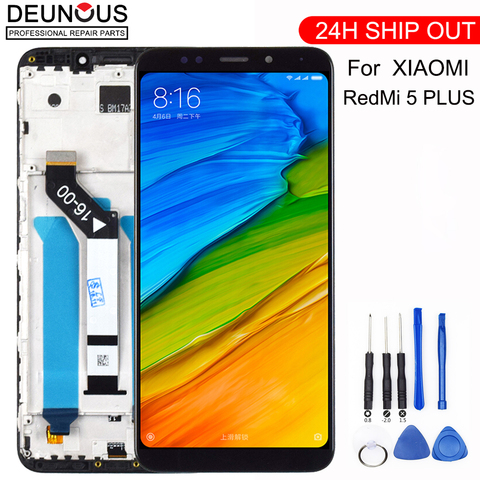 For Xiaomi Redmi 5 Plus LCD Display Digitizer Frame Touch Screen LCD Original Replacement Parts ► Photo 1/5