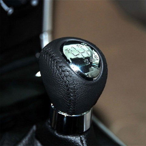 5/ 6 Speed Car Shift Gear Knob PU Leather Boot Gaitor For MAZDA 6 2002 2003 2004 2005 2006 2007 Car Styling Accessories ► Photo 1/6