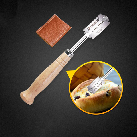 European Bread Knife Practical Stainless Steel Blade Curved Bread Cutting Knife Pastry Cutter With Wooden Handle Bread Cutter ► Photo 1/5