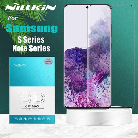 Nillkin Tempered Glass Screen Protector for Samsung Galaxy S20 Ultra S10 S9 S8 Plus Note 20 10 9 8 Plus 3D Full Coverage Glass ► Photo 1/6