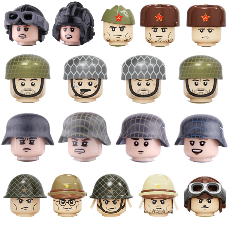 WW2 Army Soldiers Figures Weapon Building Blocks Army Soldiers Figures  Helmet Weapons Parts Accessories Bricks Toy For Children - Price history &  Review, AliExpress Seller - WAWAYI Store