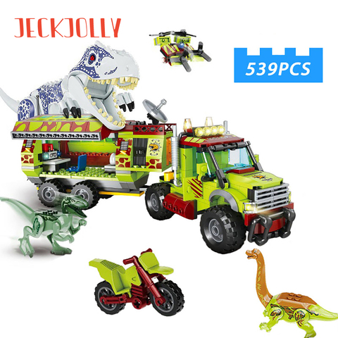 Jurassic World Dinosaur Building Kit Toy for Kids Featuring T-Rex Character Minifigures Adventure Creative Playset Boys Girls ► Photo 1/6