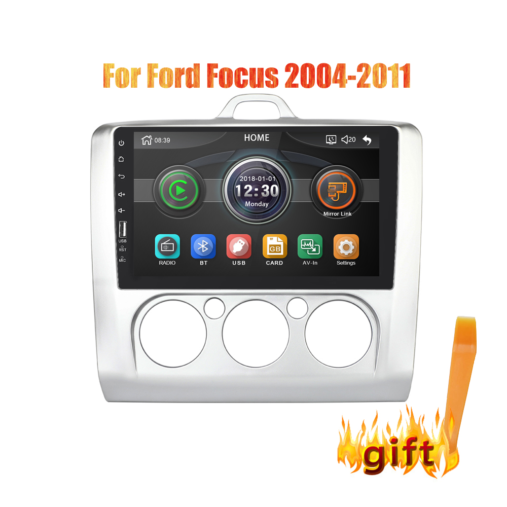 9''HD Touchscrren Android8.1 for 2004-2011 Ford Focus Exi AT Radio with GPS WIFI