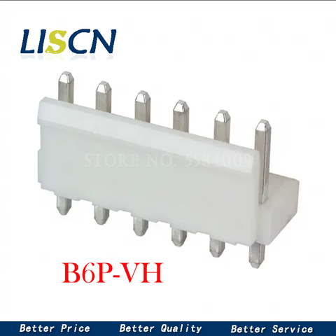 10PCS connector B6P-VH connector 6Pin pin holder 3.96MM pitch new ► Photo 1/1