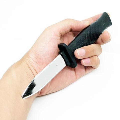 Trick Dagger Knife Retractable SLIDE IN Blade Fun Joke Halloween Toys Prank Fake Telescopic Knife Gag Prop Dropshippi O8S7 ► Photo 1/6