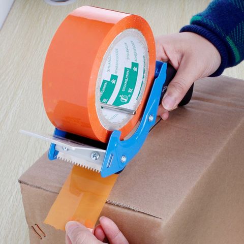 Heavy Duty Portable Sealing Tape Gun Dispenser Packaging Machine Cutter Handheld Packer Holder Random Color W91A ► Photo 1/5