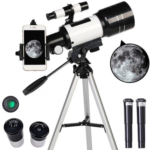 Professional Astronomical Telescope Monocular 150X Refractive Space Telescope Outdoor Travel Spotting Scope with Tripod ► Photo 1/6