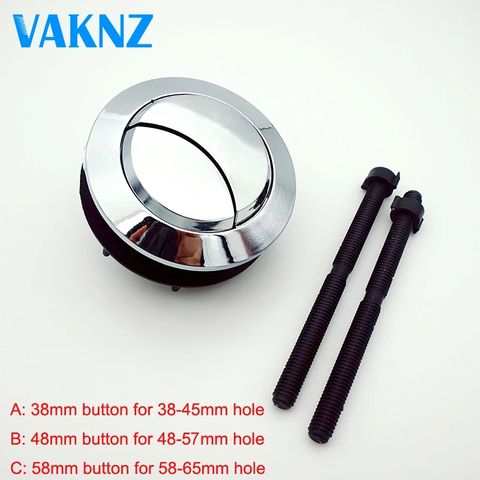 Dual Flush Toilet Tank Button Round shape Toilet Push Buttons Bathroom Accessories 58mm/48mm/38mm ► Photo 1/6