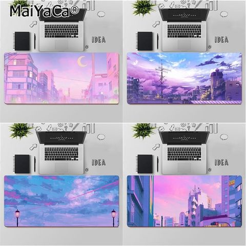 MaiYaCa Christmas gift Sailor Moon landscape Large Mouse pad PC Computer mat Free Shipping Large Mouse Pad Keyboards Mat ► Photo 1/6