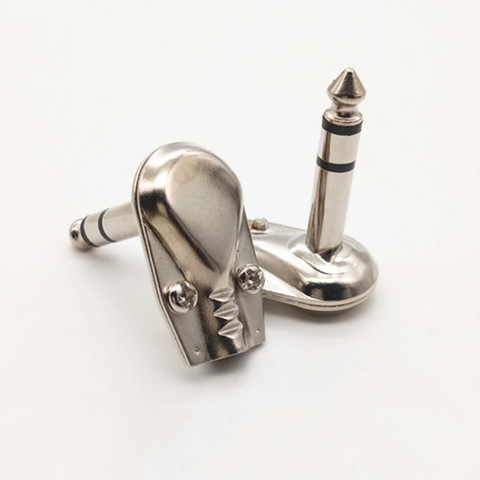 2pcs Brass Gold Plated 6.35mm Mono 2 Pole Jack 90 Degree Right Angle L Type Plug 6.5mm Guitar Audio Cable 1/4 Inch Connector ► Photo 1/3