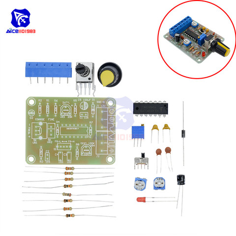 diymore ICL8038 Monolithic Function Adjustable Signal Generator Module DIY Kit Sine Square Triangle Module ► Photo 1/6