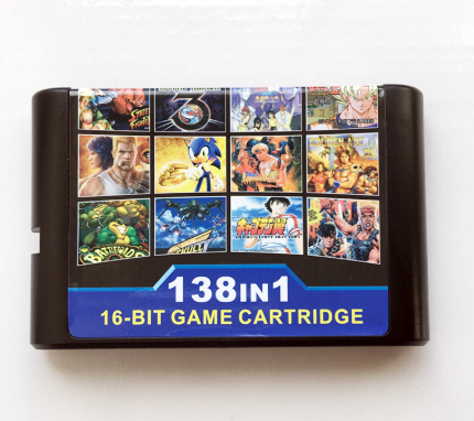 138 in 1 Hot Game Collection For SEGA GENESIS MegaDrive 16 bit Game Cartridge For PAL and NTSC Game consoles Version ► Photo 1/3