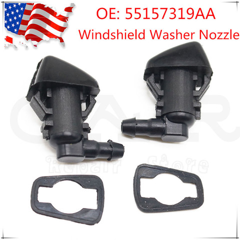Good Quality Front Windshield Washer Wiper Spray Nozzle Jet For Jeep Liberty Commander for Dodge Nitro 55157319AA 4806312AA ► Photo 1/6
