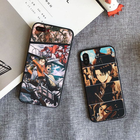 Attack On Titan Levi Anime soft silicone Phone case cover For iPhone SE 6  6Plus 6s 6sPlus 7 8 Plus X XR XS 11 12 mini Pro Max - Price history 