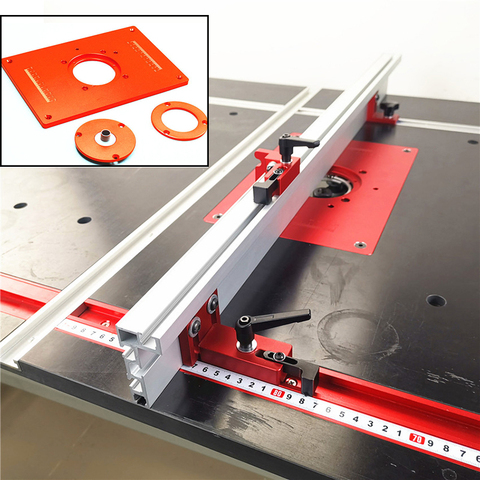 Trimming Machine Flip Plate Aluminum Router Table Insert Plate 200x300x10mm With Cover For Woodworking Engraving Machine ► Photo 1/6