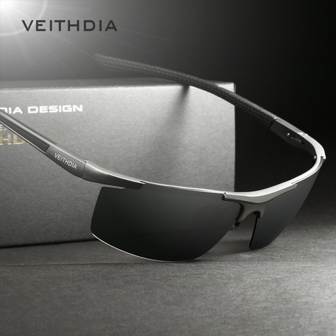 VEITHDIA Aluminum Magnesium Men's Sunglasses Polarized Coating Mirror Sun Glasses oculos Male Eyewear Accessories For Men 6588 ► Photo 1/6