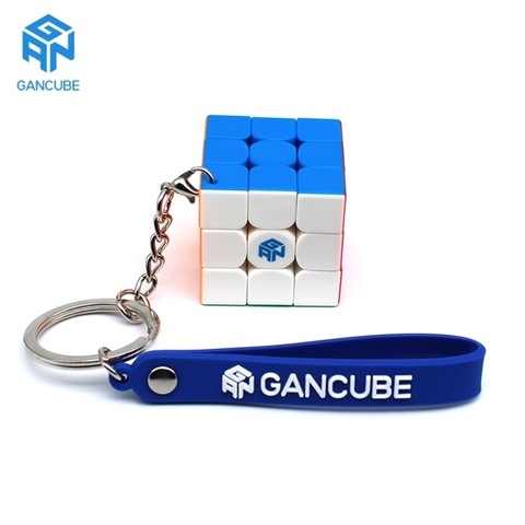 GAN330 Keychain Magic cube Gan 330 3x3x3 magic cube toys GAN 330 mini Key chain fun pocket game cube ► Photo 1/6