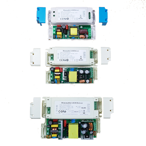 5-70W 100-277V 0-10V/1-10V Dimming Led Driver Dimmable Isolated Power Supply Terminal Block Constant Current 0.3A-1.5A ► Photo 1/6